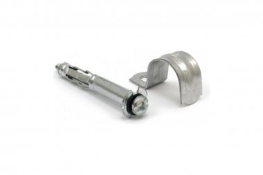 Фотография товара 'Промрукав PR08.5007 Комплекты для крепления ОКЛ с использованием дюбеля Молли М4х32 и скобы СМО d19-20 мм'