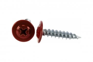 Фотография товара 'Промрукав PR08.9249 Саморез 4,2x25 с прессшайбой, острый, цинк RAL 3005'