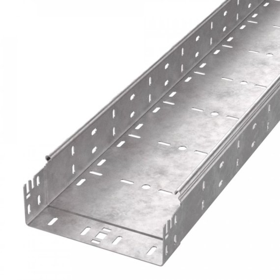 Фотография товара 'Промрукав PR16.13204 Лоток перфорированный Профи HDZ 200х80x3000 (1,2 мм)'