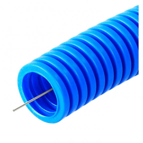 Фотография товара 'Промрукав Труба гофрированная ПП лёгкая 350 Н безгалогенная (HF) d32 PR02.0054'